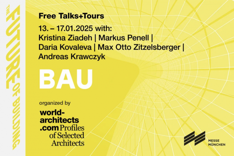 BAU 2025 – Talks+Tours – 13–17 January – Munich